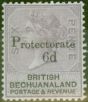 Old Postage Stamp from Bechuanaland 1888 6d on 6d Lilac & Black SG45 V.F Very Lightly Mtd Mint