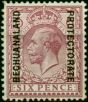 Bechuanaland 1925 6d Reddish Purple SG96 Fine MM  King George V (1910-1936) Rare Stamps