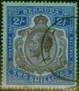 Old Postage Stamp Bermuda 1920 2s Purple & Blue-Blue SG51b Fine Used
