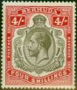 Valuable Postage Stamp Bermuda 1920 4s Black & Carmine SG52b Fine MM