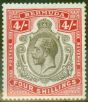Valuable Postage Stamp from Bermuda 1920 4s Black & Carmine SG52b Fine Very Lightly Mtd Mint