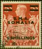Valuable Postage Stamp from British Occu Somalia 1948 5s on 5s Red SGS20 Good Used