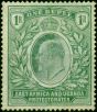 East Africa KUT 1907 1R Green SG26 Good MM 