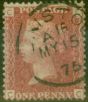 Collectible Postage Stamp from GB 1864 1d Rose-Red SG43 PL 170 V.F.U CDS