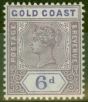 Collectible Postage Stamp from Gold Coast 1898 6d Dull Mauve & Violet SG30 V.F Very Lightly Mtd Mint