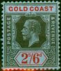 Gold Coast 1913 2s6d Black & Red-Blue SG81 Fine MM. King George V (1910-1936) Mint Stamps