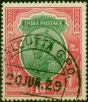 India 1927 10R Green & Scarlet SG217 Fine Used King George V (1910-1936) Rare Stamps