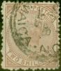Old Postage Stamp from Jamaica 1875 2s Venetian Red SG14 Fine Used