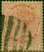 Old Postage Stamp Lagos 1876 3d Chestnut SG13 Fine Used (2)