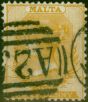 Collectible Postage Stamp Malta 1878 1/2d Yellow-Buff SG16 P.14 x 12.5 Fine Used