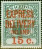 Collectible Postage Stamp from Mauritius 1904 15c Grey-Green SGE6 Very Fine Lightly Mtd Mint