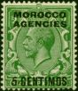 Morocco Agencies 1931 5c on 1/2d Green SG143 Fine MM (2). King George V (1910-1936) Mint Stamps