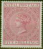Rare Postage Stamp from Natal 1899 5s Carmine SG73 Fine Mtd Mint