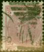 Collectible Postage Stamp from New Zealand 1878 2s Deep Rose SG185 Good Used