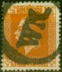 Old Postage Stamp from New Zealand 1929 1 1/2d Orange-Brown SG447 Thick Cowan Good Used