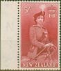 Rare Postage Stamp from New Zealand 1954 5s Carmine SG735 V.F MNH