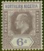 Collectible Postage Stamp from Northern Nigeria 1902 6d Dull Purple & Violet SG15 Fine Mtd Mint