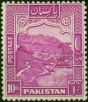Pakistan 1948 10R Magenta SG41a P.12 Fine & Fresh LMM . King George VI (1936-1952) Mint Stamps