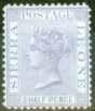 Valuable Postage Stamp from Sierra Leone 1876 1 1/2d Lilac SG18 Fine Mint