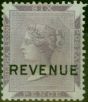 Collectible Postage Stamp Sierra Leone 1885 6d Dull Violet Revenue Fine LMM
