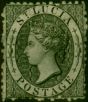 St Lucia 1864 (1d) Black SG11 Good Unused  Queen Victoria (1840-1901) Rare Stamps