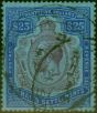 Collectible Postage Stamp Straits Settlements 1923 $25 Purple & Blue-Blue SG240b Fine Used