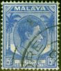 Valuable Postage Stamp from Straits Settlements 1941 15c Ultramarine SG298 Very Fine Used