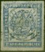 Old Postage Stamp from Transvaal 1870 6d Dull Ultramarine SG11 Fine Used