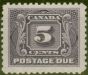 Collectible Postage Stamp from Canada 1906 5c Dull Violet SGD6 Fine Mtd Mint