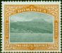 Rare Postage Stamp from Dominica 1903 2s6d Grey-Green & Maize SG35w Wmk Crown to Left of CC V.F Very Lightly Mtd Mint