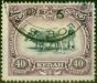 Rare Postage Stamp Kedah 1912 40c Black & Purple SG9 Fine Used
