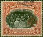 Collectible Postage Stamp North Borneo 1916 4c Scarlet SG192a P.15 Fine Used