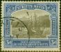 Rare Postage Stamp St Kitts & Nevis 1923 3d Black & Ultramarine SG53 Fine Used