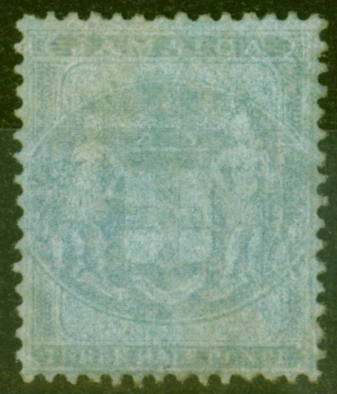 Old Postage Stamp from Jamaica 1857 1 1/2d Blue-Blue SGF4 Ave Mtd Mint