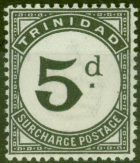 Collectible Postage Stamp from Trinidad 1944 5d Black SGD22 Fine Lightly Mtd Mint