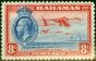 Valuable Postage Stamp from Bahamas 1935 8d Ultramarine & Scarlet SG145 Fine Very Lightly Mtd Mint
