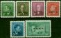 Canada 1949-50 OHMS Set of 7 SG0172-0177 Fine & Fresh LMM . King George VI (1936-1952) Mint Stamps