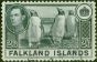 Collectible Postage Stamp from Falkland Islands 1938 2s6d Slate SG160 V.F.U