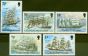 Collectible Postage Stamp from Falkland Islands 1991 Cape Horners Imprint set of 5 SG V.F MNH