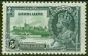 Old Postage Stamp from Sierra Leone 1935 5d Green & Indigo SG183a Extra Flagstaff Fine Lightly Mtd Mint