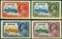 Old Postage Stamp from Swaziland 1935 Jubilee Set of 4 SG21-24 Fine Mtd Mint
