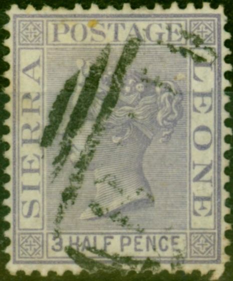 Valuable Postage Stamp Sierra Leone 1876 1 1/2d Lilac SG18 Fine Used (3)