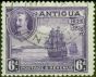 Collectible Postage Stamp Antigua 1932 6d Violet SG87 V.F.U 'Madame Joseph' Forged Cancel