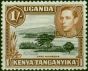 KUT 1950 1s Deep Black & Brown Clear Impression SG145ba Fine VLMM  King George VI (1936-1952) Valuable Stamps