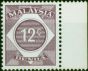 Malaysia 1986 12c Postage Due SGD19a No Wmk V.F MNH  Queen Elizabeth II (1952-2022) Collectible Stamps