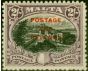 Valuable Postage Stamp Malta 1928 2s Black & Purple SG188 Fine MM