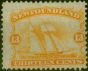 Collectible Postage Stamp Newfoundland 1865 13c Orange-Yellow SG29 Fine MM
