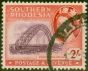 Valuable Postage Stamp from Southern Rhodesia 1953 2s Purple & Scarlet SG87 Fine Used