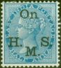 Valuable Postage Stamp from India 1874 1/2a Blue SG031 Fine & Fresh Mtd Mint