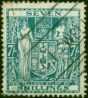 New Zealand 1931 7s Blue SGF151 Fine Used. King George V (1910-1936) Used Stamps